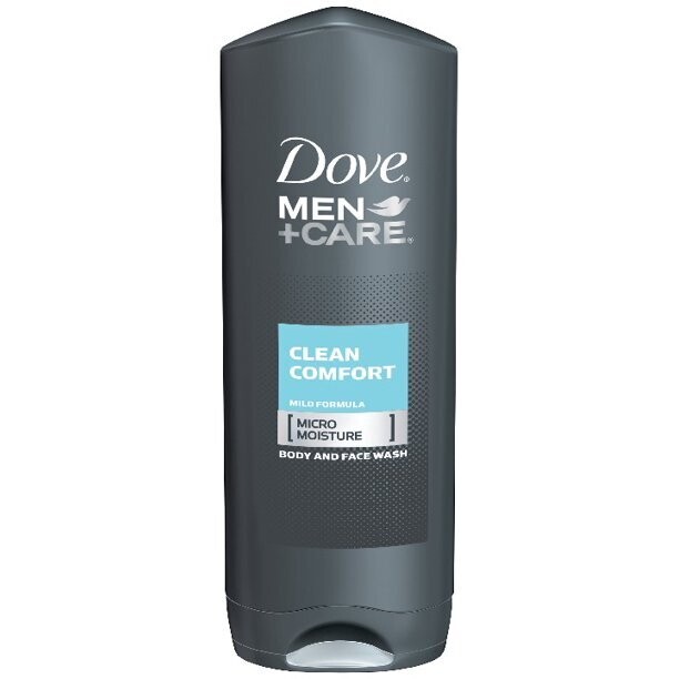 Dove Men+Care Clean Comfort Hydrating MICROMOISTURE Body+Face Wash Hydrate, 18 FL. OZ