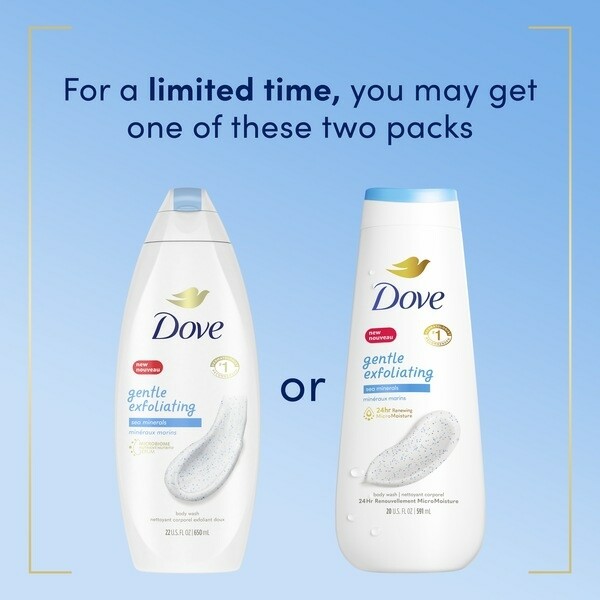 Dove Body Wash Gentle Exfoliating 22 oz