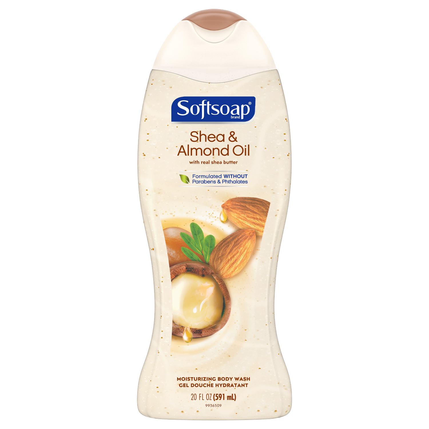 Softsoap Moisturizing Body Wash, Shea &amp; Almond Oil, 20 Fluid Ounce