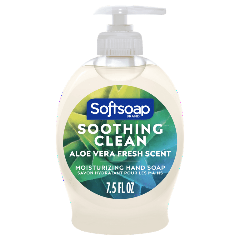 Softsoap soothing aloe vera hand soap 7.5oz