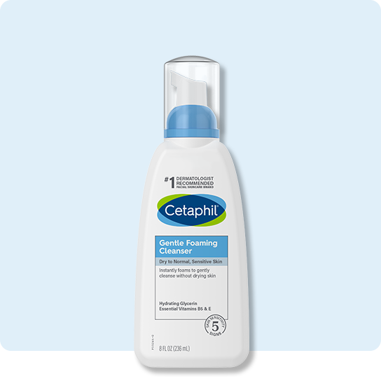 Cetaphil gentle foam cleanser