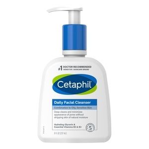 Cetaphil daily facial cleaner combination to oily skin 8oz