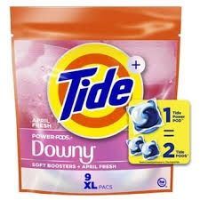 Tide power pacs with downy 9 XL PODS