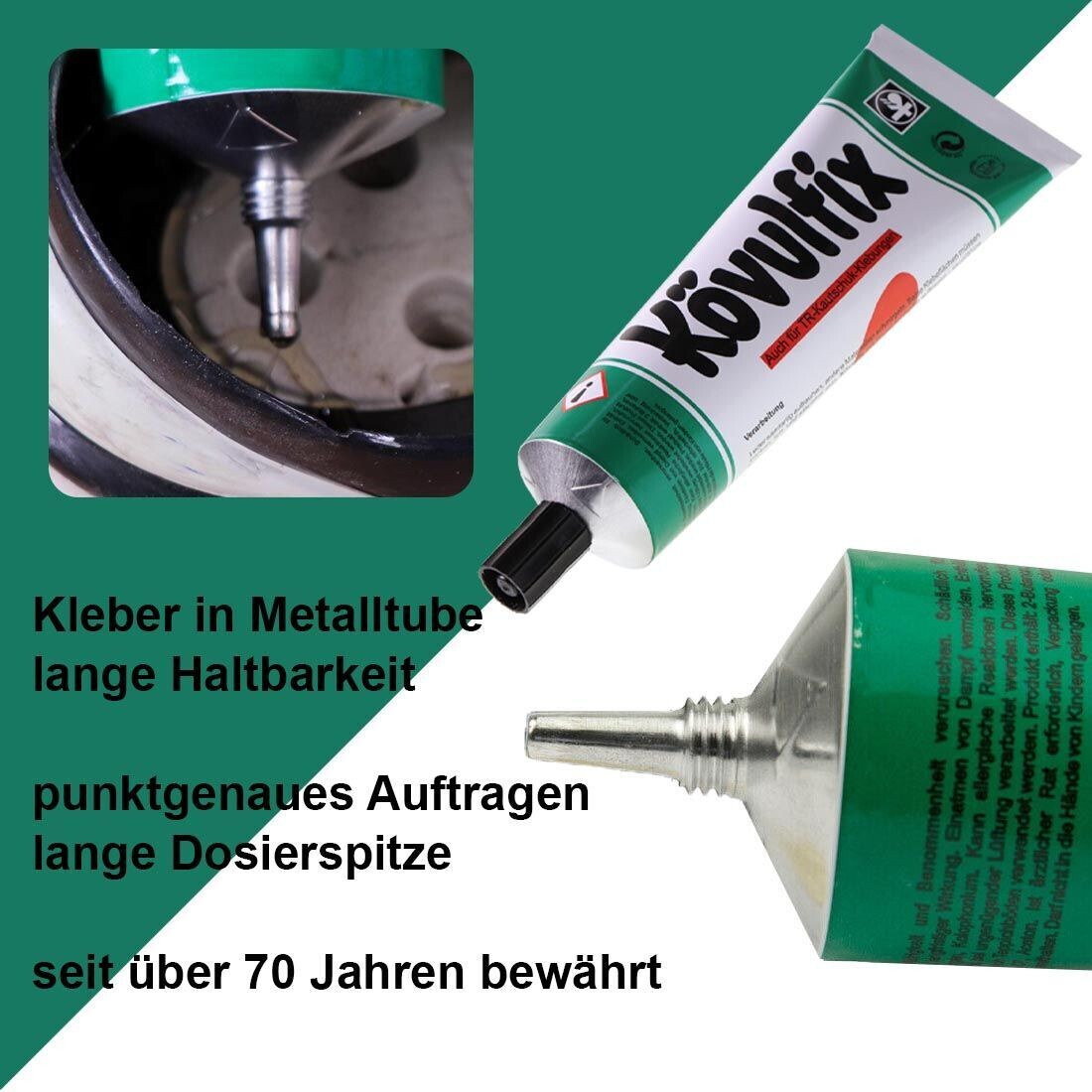 Kömmerling Kövulfix Rekord Schuhkleber 120g Tube