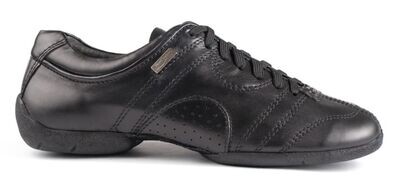 PD Casual 001 Black Leather - Sneaker Sole