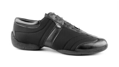 PD Pietro Braga Black Neopren / Leder - Sneaker Sole