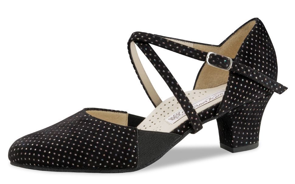 Ronja 4,5 Brokat schwarz Comfort