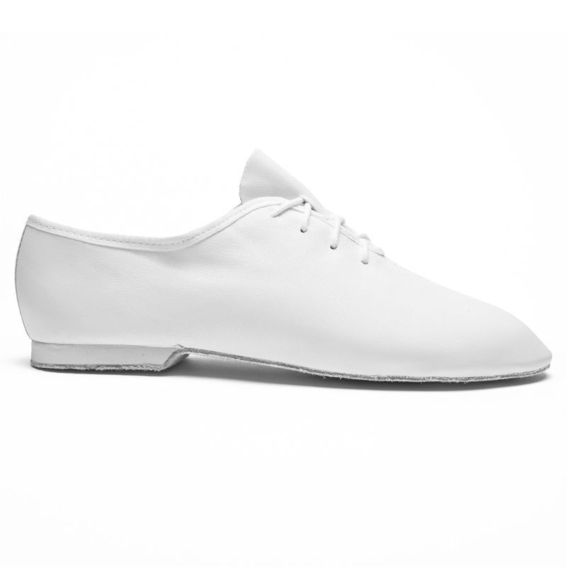 Rumpf Jazztanzschuhe 1260 Basic I weiß durchgehende Chromledersohle