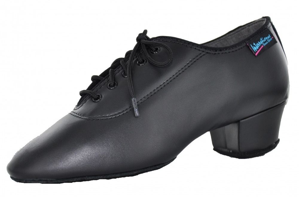International Heather, schwarz Leder