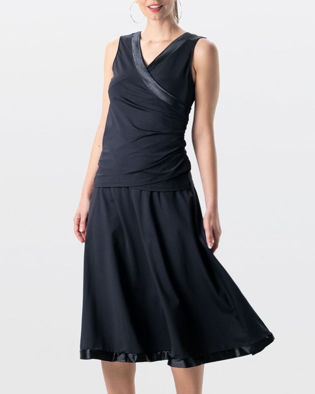 Tanzrock Sari, schwarz Tanzrock Sari, schwarz