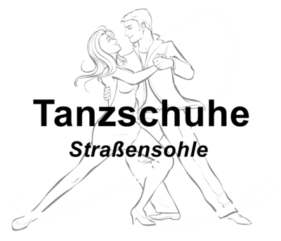 Tanzschuhe mit Straßensohle