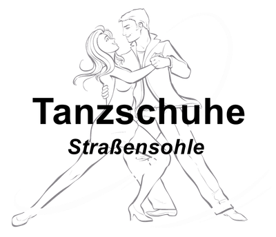 Tanzschuhe mit Straßensohle