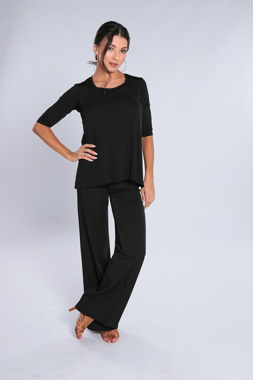 Damen Tanzhose Damen Tanzhose "KATJA" schwarz, MALY