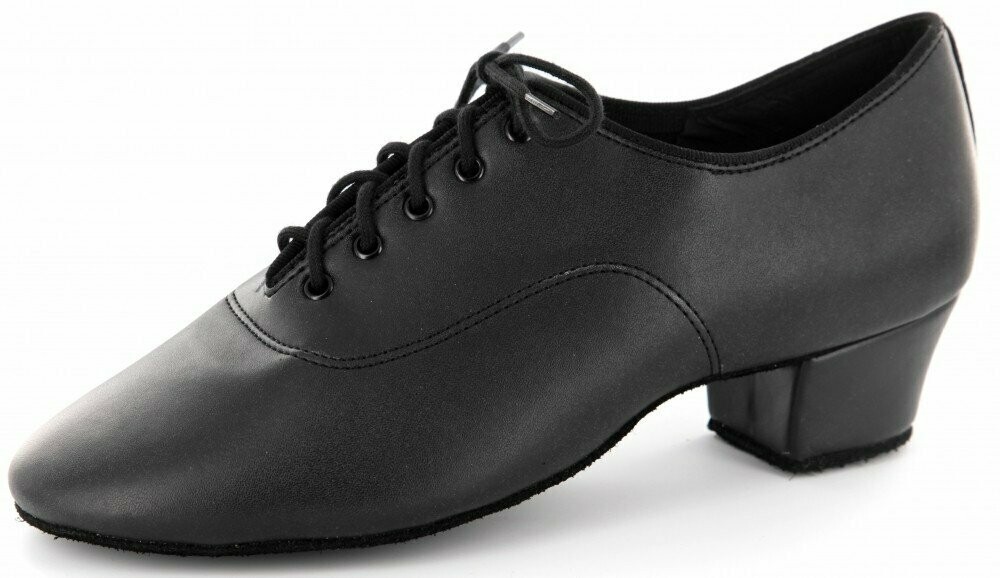 International Spanish Tango, schwarz Leder, Größe 40