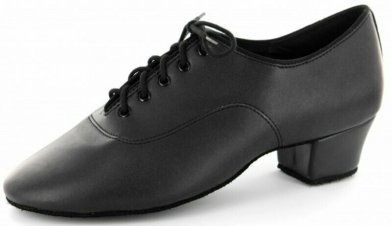 International Spanish Tango, schwarz Leder, Größe 40