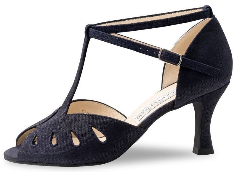Lindsay 6,5 Glanzvelour Blau Lindsay 6,5 Glanzvelour Blau
