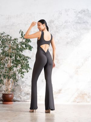 Jumpsuit 1500 Spanish Scrunch Butt Black Jumpsuit 1500 Spanish Scrunch Butt Black
