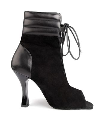 PD TATIANA Black Nubuck Leather