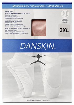 DANSKIN 4013 - Strumpfhose Übergröße - Toast
