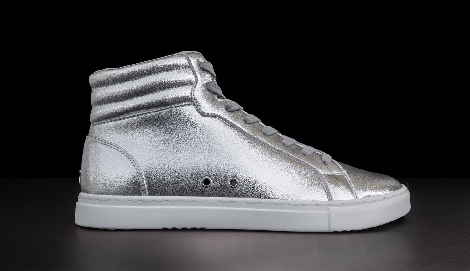 Fuego High Top Silver