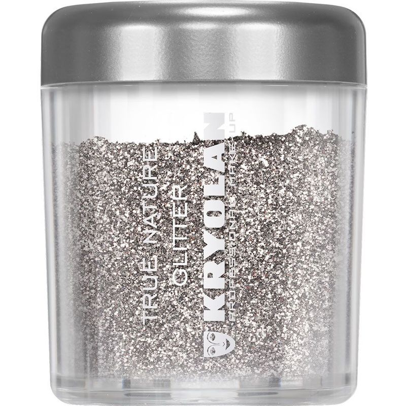 True Nature Glitter, Farbe silver, Kryolan True Nature Glitter, Farbe silver, Kryolan