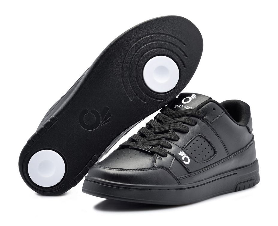 Black Low Leather, PANA MIO - unisex