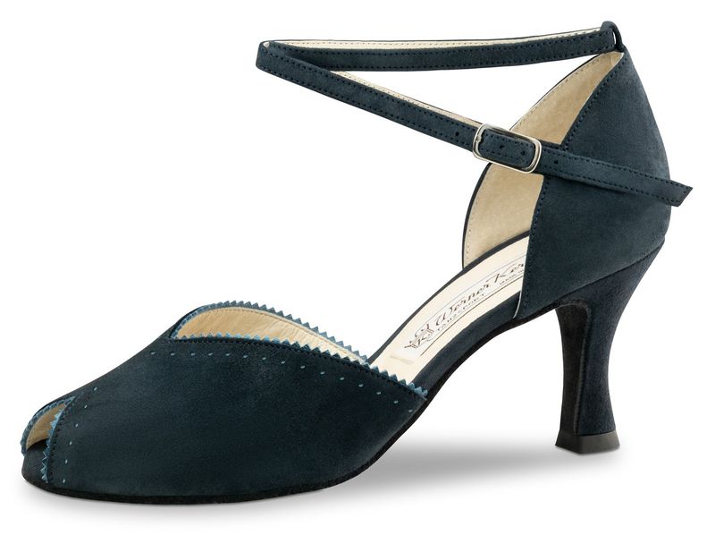 Phoebe 6,5 Samtziege Blau Phoebe 6,5 Samtziege Blau