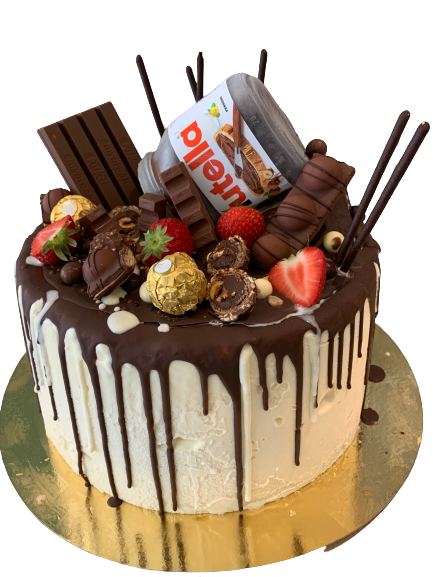Nutella Drip Cake v.a. 10p.