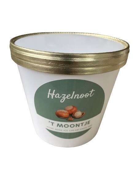 Hazelnootroomijs