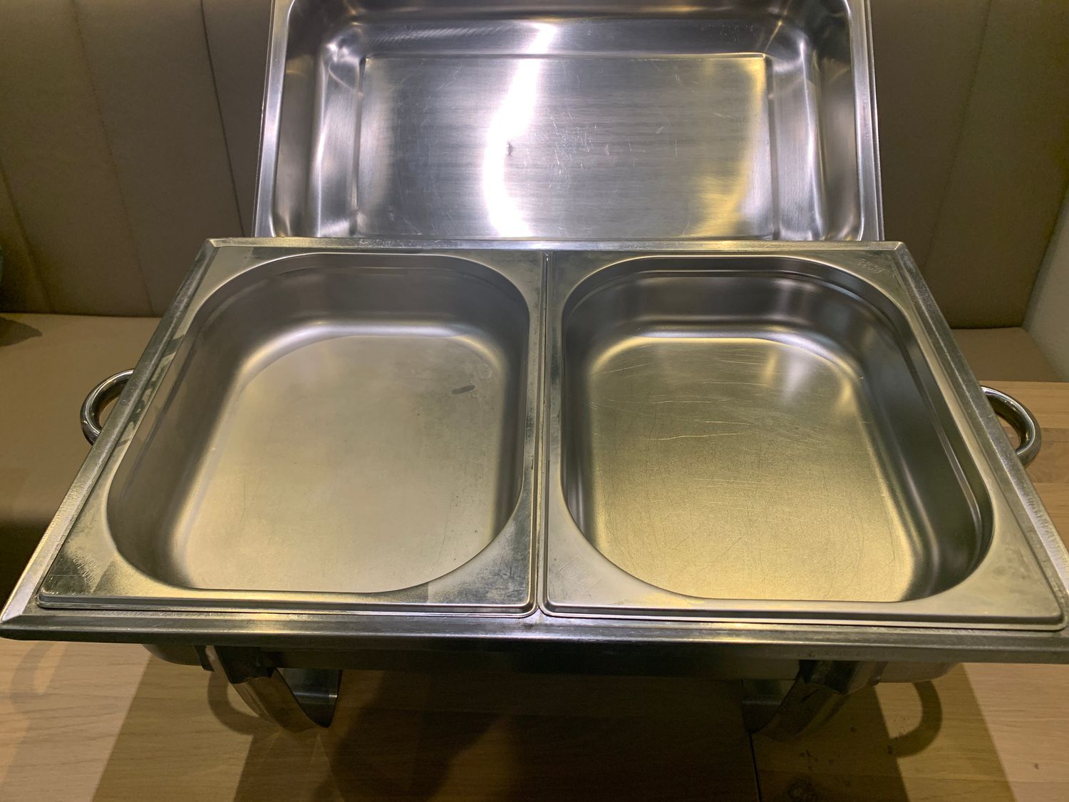 Chafing Dish - 2x Gastronormbak +-4L Chafing Dish - 2x Gastronormbak +-4L