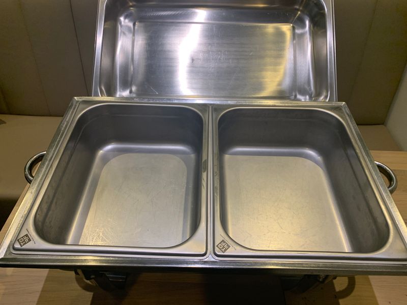 Chafing Dish - 2x Gastronormbak +-6,2L Chafing Dish - 2x Gastronormbak +-6,2L