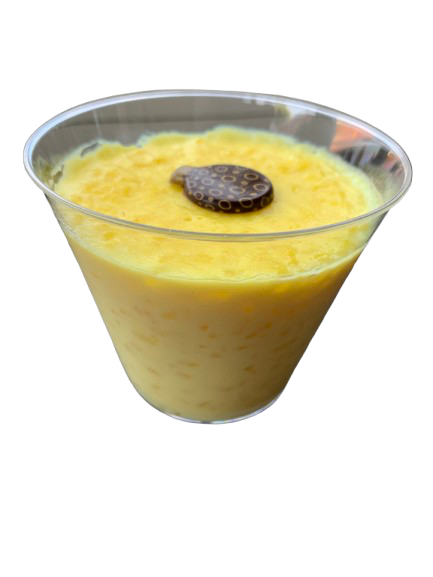 Gele Rijstpap - bruine suiker