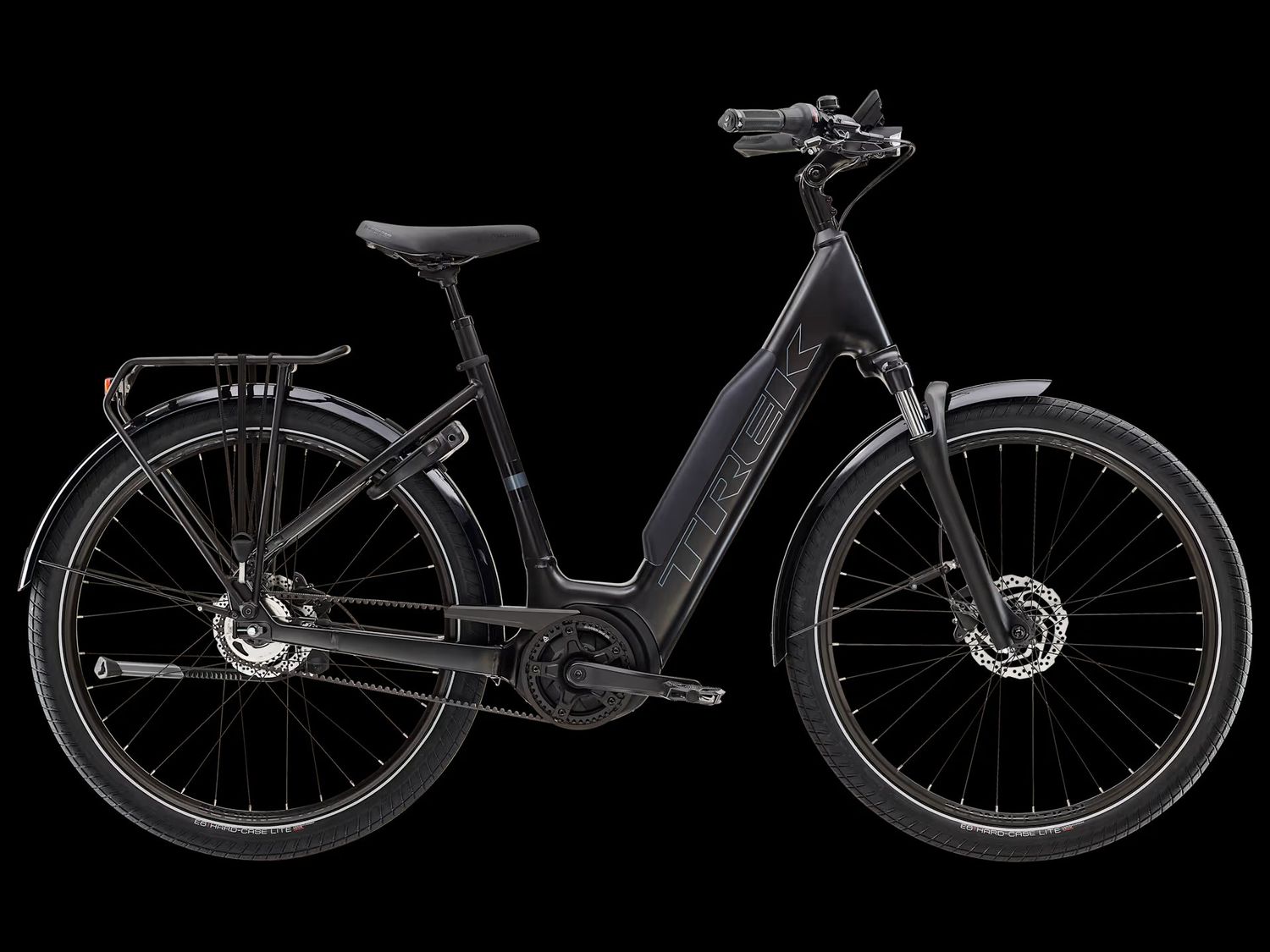 Trek District+ 4 Lowstep L Trek Black Satin 800WH