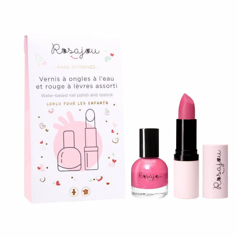 ROSAJOU Set Nagellak/Lipstick Rubis