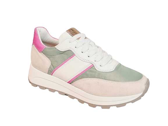 HIP Sneaker D1861 Groen Roos