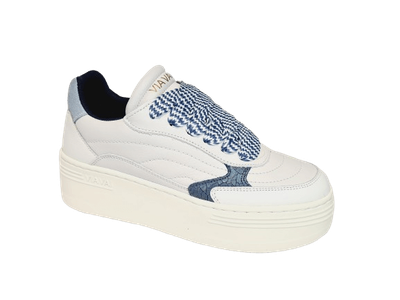 Via Vai Sneaker ISA JOSIE Vitello Combi Sky 62103