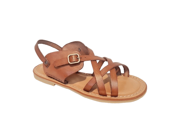 Shabbies Sandaal SH001600151W Cognac