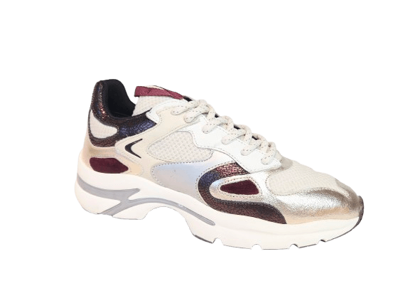 VIA VAI Sneaker VESPER DUE Metallic 62215 Combi Sand