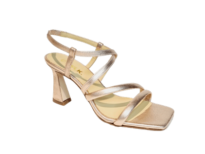 CTWLK Catwalk Sandaal TIERNEE Metal Nude CTWLK Catwalk Sandaal TIERNEE Metal Nude