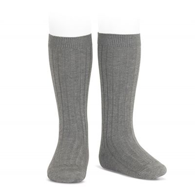 Kniekousen Rib 2016/2  GRIS CLARO