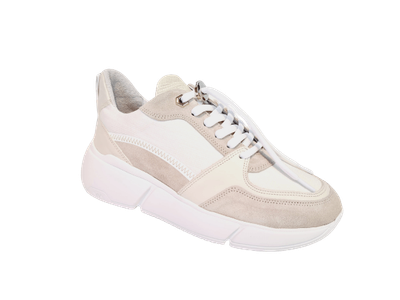 Via Vai Sneaker CELINA Canvas combi Bianco Neve