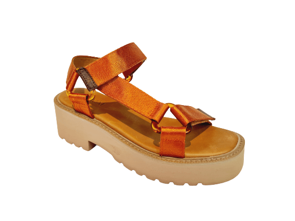 VIA VAI Sandaal TEDDY Tortoise Tigre 58129-02-719