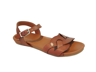 Fred De La Bretoniere Sandaal CLOVER JESSY FR001603761W Cognac Fred De La Bretoniere Sandaal CLOVER JESSY FR001603761W Cognac