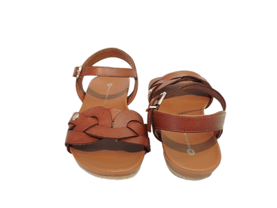 Fred De La Bretoniere Sandaal CLOVER JESSY FR001603761W Cognac