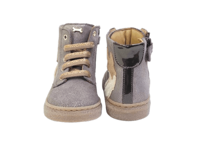 Stones & Bones Bottine PLAN 5524 Gunmetal