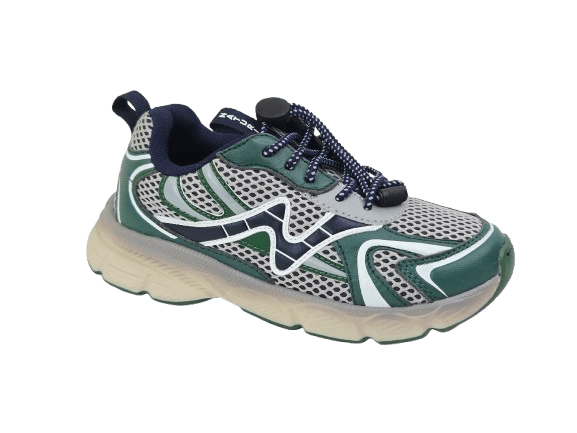 Naturino Sneaker WAVE Green Bottle/Carbon Grey Naturino Sneaker WAVE Green Bottle/Carbon Grey