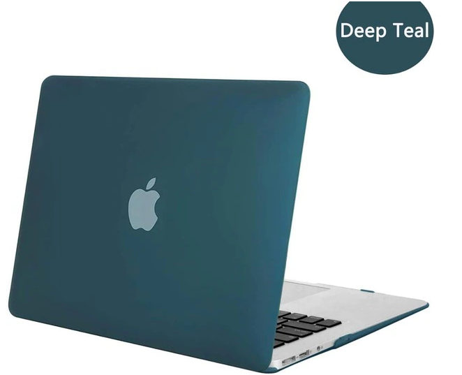 Hard Shell Mat Deep Teal  Laptop Case For Macbook Air 13 2020 2019 2018 A2179 A1932