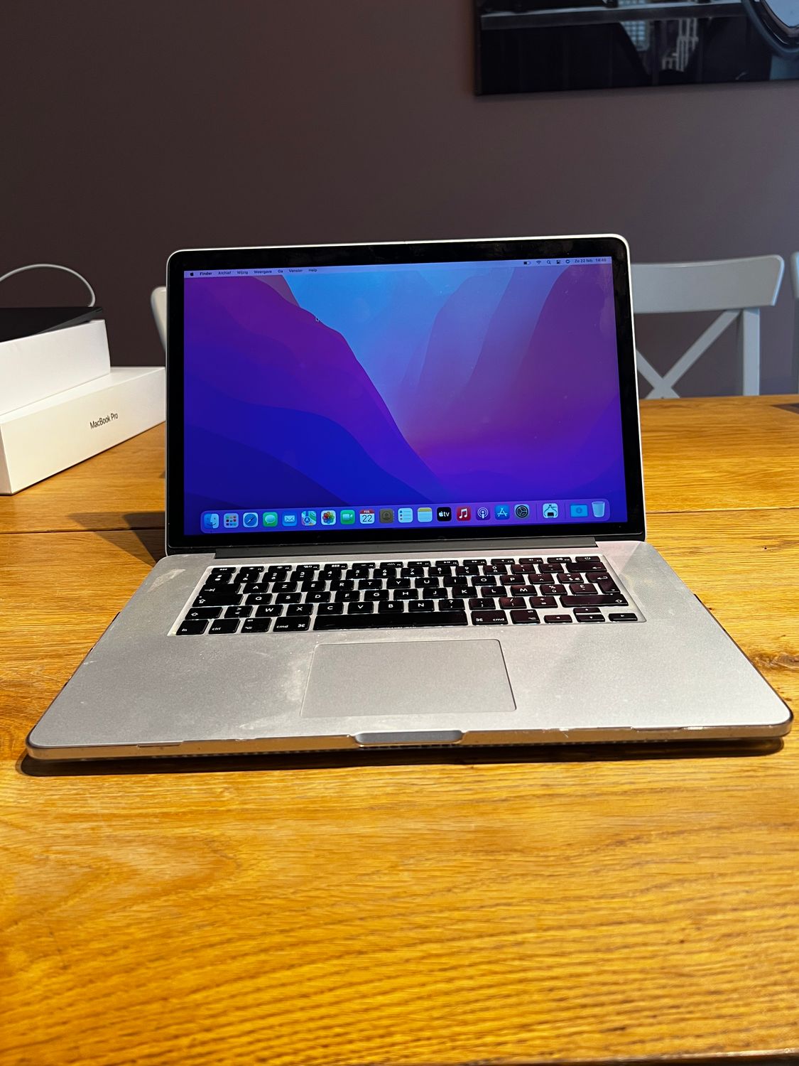 MacBook Pro Retina core i7 - 16GB - SSD 256GB -2,3 GH - 15inch - mid 2015