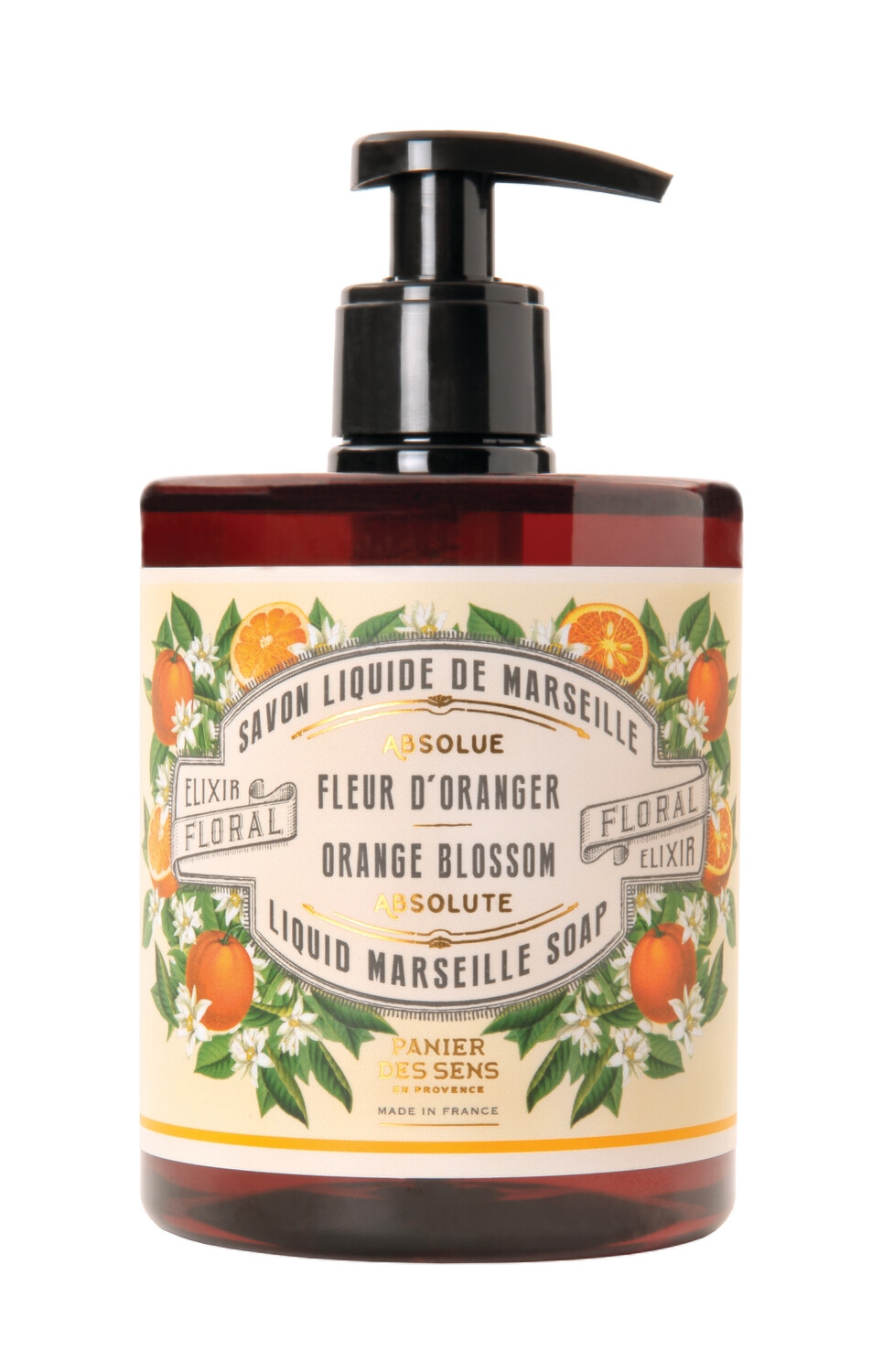 Vloeibare Marseillezeep 500 ml Oranjebloesem Vloeibare Marseillezeep 500 ml Oranjebloesem