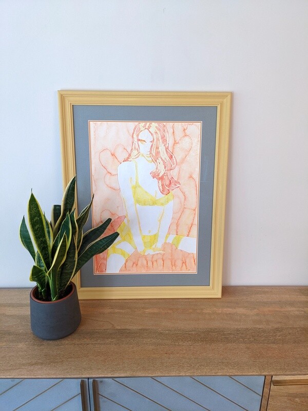 Pin Up 3 Myla, Framed
